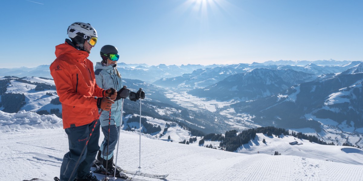 Winter landschap skiwelt